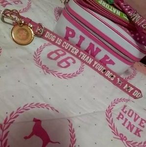 SOLD PINK VICTORIA'S SECRET PUPS DOG COLLAR